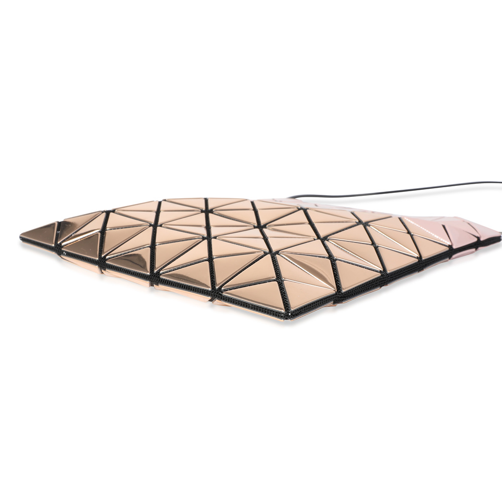 Bao Bao Issey Miyake Pink & Rose Gold Vinyl Prism Mini Pochette Matte - Picture 7 of 7